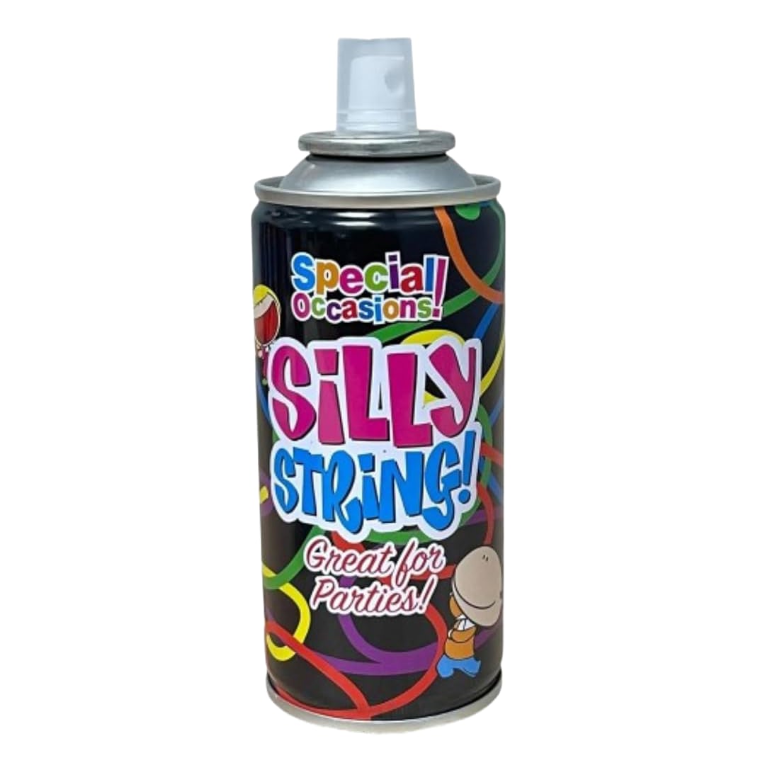 Hot Pink Silly String Spray Can 200ml View 2