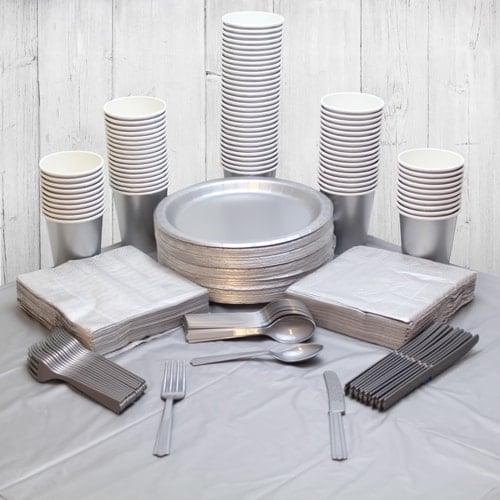 Silver 98 Person Party Pack Product Image