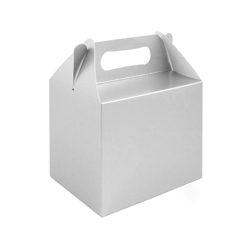 Silver Party Paper Lunch Box