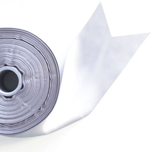 Silver Satin Faced Ribbon Reel 100mm x 91m Product Image