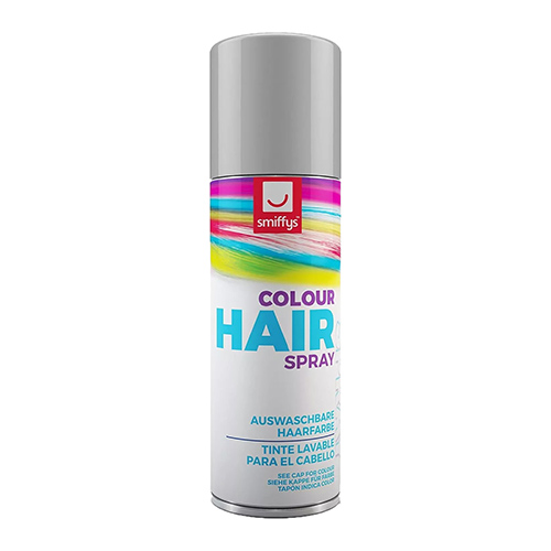 Silver Temporary Hair Spray 125ml Product Image