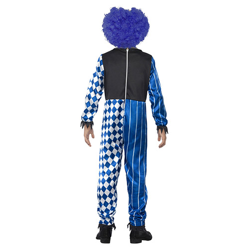 Sinister Clown Deluxe Fancy Dress Costume Kids Unisex Medium - Age 7-9 Product Gallery Image