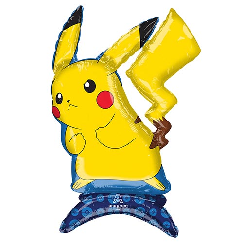 Sitting Pokemon Pikachu Air Fill Giant Foil Balloon 61cm / 24 in Product Gallery Image