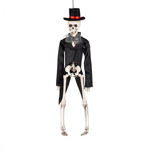 Skeleton Groom Halloween Hanging Prop Decoration 43cm Product Image