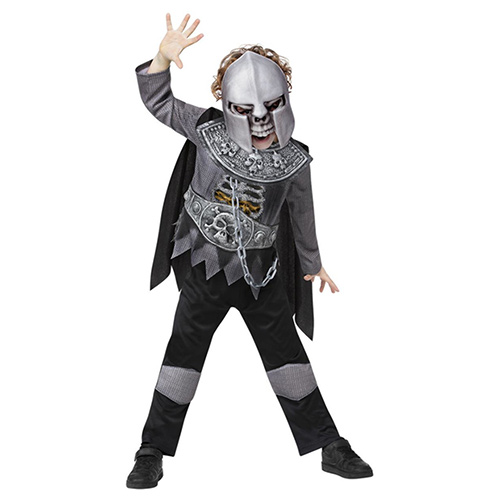 Skeleton Knight Deluxe Boys Fancy Dress Costume Kids Small - Age 4-6 Product Gallery Image