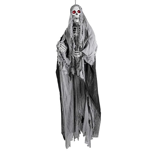 Skeleton Reaper Halloween Animated Prop Hanging Decoration 180cm Product Gallery Image