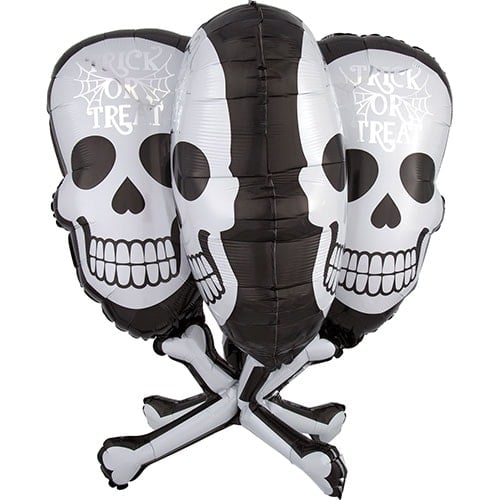 Skull And Bones Helium Foil Giant Balloon 78cm / 31 in Product Image