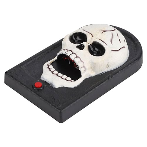 Skull Halloween LED Light Up & Sound Spooky Doorbell Product Gallery Image