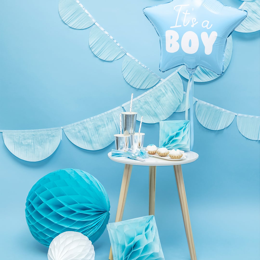 Sky Blue Party Horn Blowers - Pack of 6 Product Gallery Image
