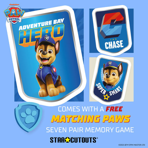 Skye, Liberty and Everest Paw Patrol Cardboard Cutouts Decoration Pack Product Gallery Image