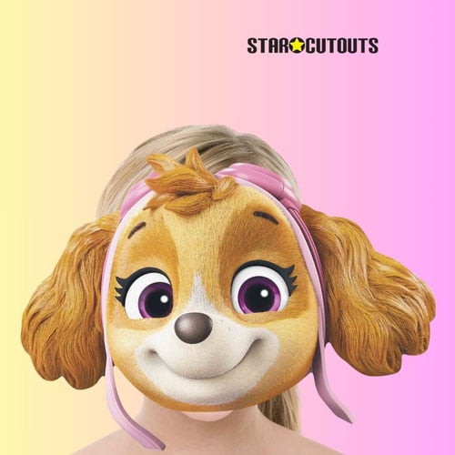 Skye Paw Patrol Cardboard Face Mask Product Gallery Image