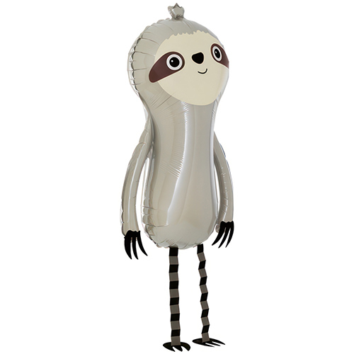 Sloth Walking Pet Foil Helium Balloon 99cm / 39 in Product Gallery Image