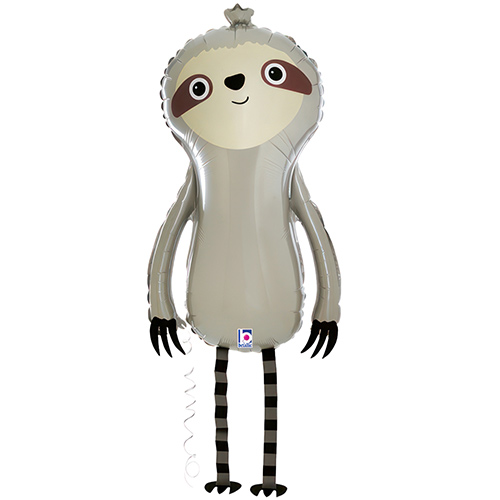 Sloth Walking Pet Foil Helium Balloon 99cm / 39 in Product Gallery Image