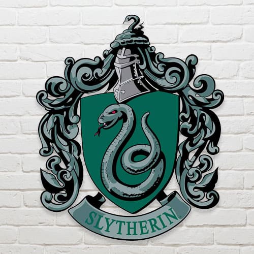 Harry Potter Wizarding World Slytherin Emblem Wall Art Cardboard Cutout 61cm Product Gallery Image