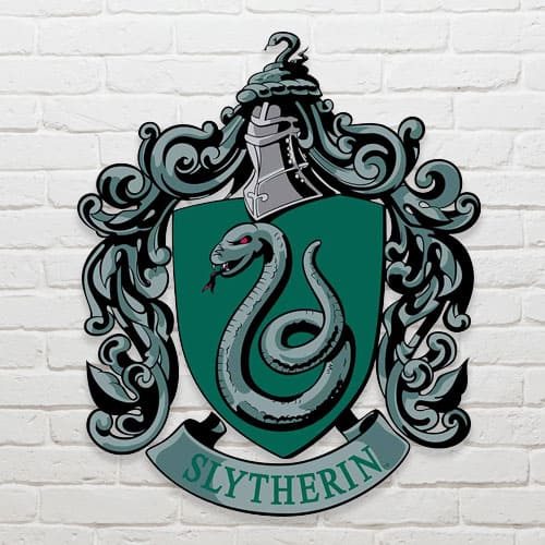 Harry Potter Wizarding World Slytherin Emblem Wall Art Cutout 61cm Product Gallery Image