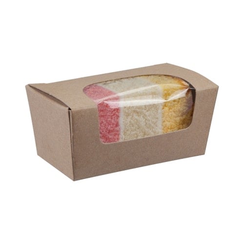 Small Cake Slice Kraft Box