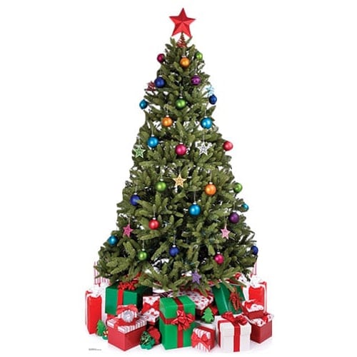 Christmas Tree Star Mini Cardboard Cutout 88cm Product Gallery Image