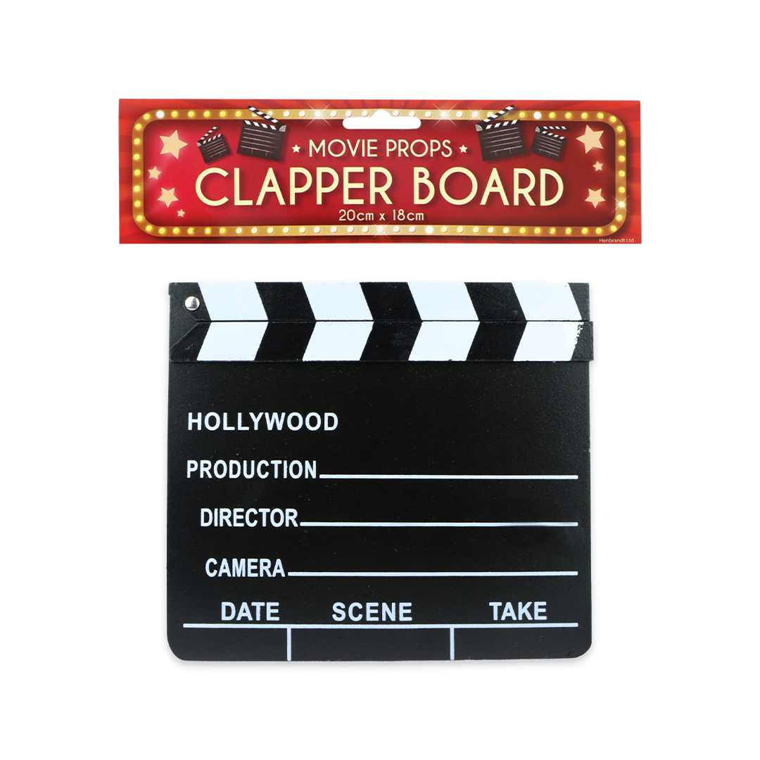 Small Plastic Clapperboard Slate Film Prop 20cm Product Gallery Image