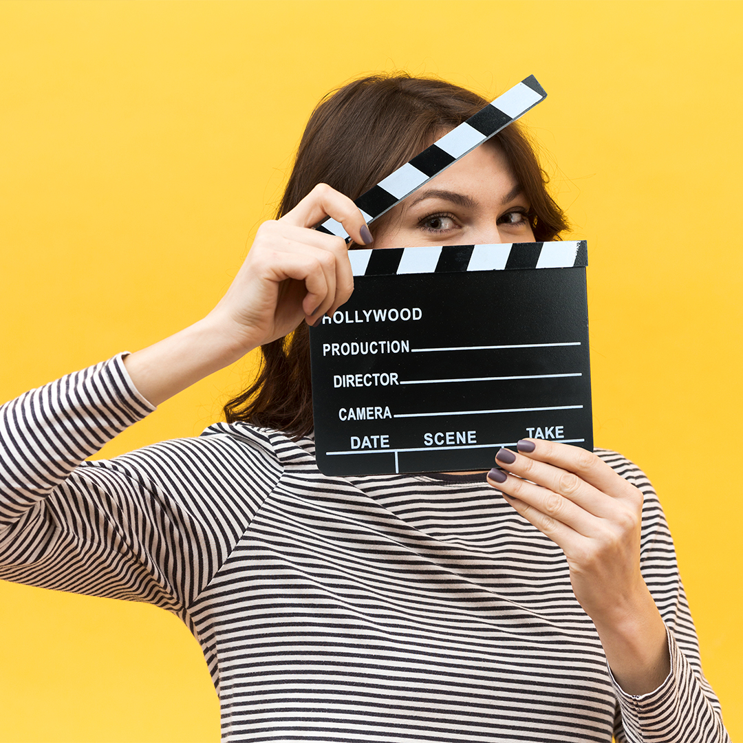 Small Plastic Clapperboard Slate Film Prop 20cm Product Gallery Image