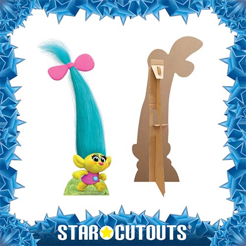 Smidge Teeny Tiny Trolls Star Mini Cardboard Cutout 90cm Product Gallery Image