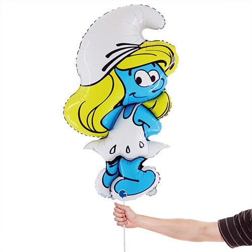Smurfette (Smurfs) Giant Helium Foil Balloon 81cm / 32 in Product Gallery Image