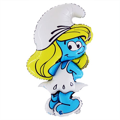 Smurfette (Smurfs) Giant Helium Foil Balloon 81cm / 32 in Product Gallery Image