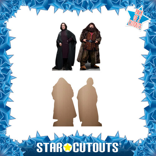 Snape and Hagrid Harry Potter Table Top Cardboard Cutouts - Pack of 2 Product Gallery Image