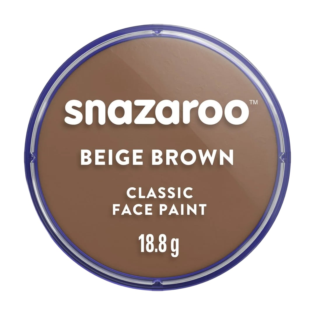 Snazaroo Beige Brown Face Paint 18ml