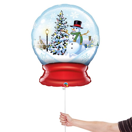 Snow Globe Christmas Giant Helium Foil Balloon 91cm / 36 in Product Gallery Image
