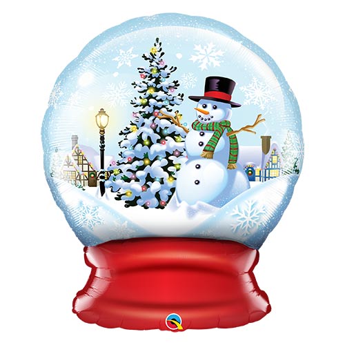 Snow Globe Christmas Giant Helium Foil Balloon 91cm / 36 in Product Gallery Image