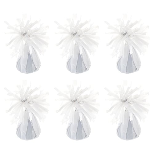 Snow White Foil Balloon Weights - Pack of 6 Product Image