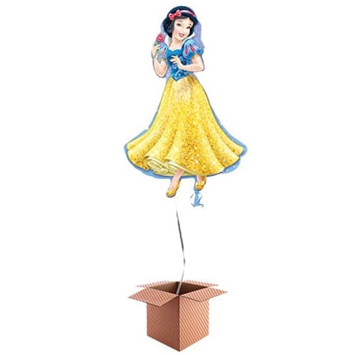 Snow White Princess Helium Foil Giant Balloon - Inflated Balloon in a Box Product Gallery Image