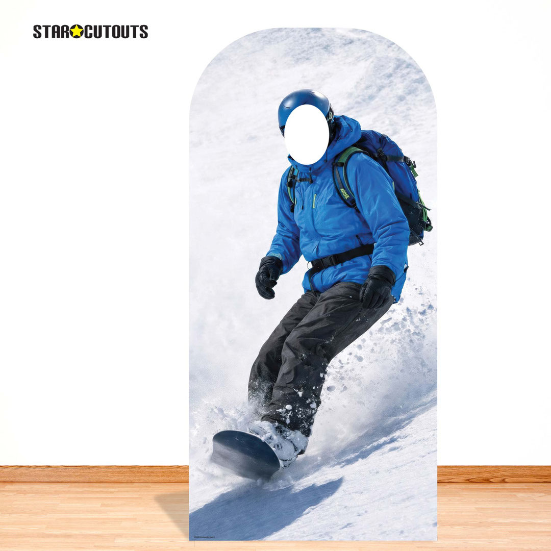 Snowboarder Stand In Cardboard Cutout 190cm Product Gallery Image