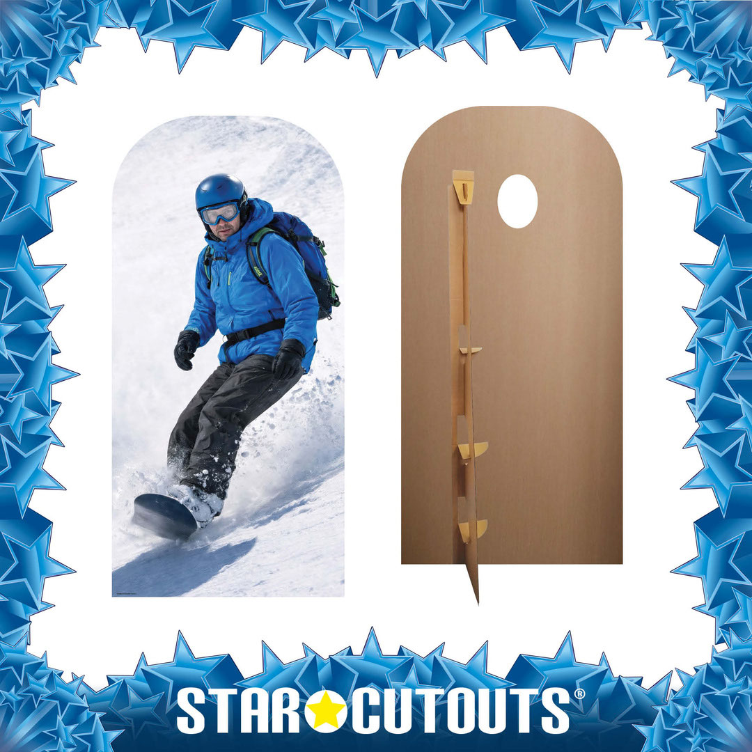 Snowboarder Stand In Cardboard Cutout 190cm Product Gallery Image