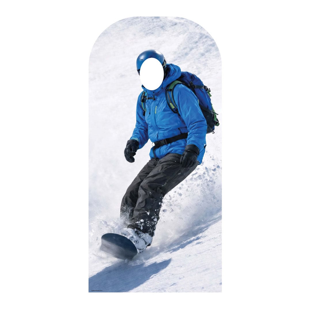 Snowboarder Stand In Cardboard Cutout 190cm