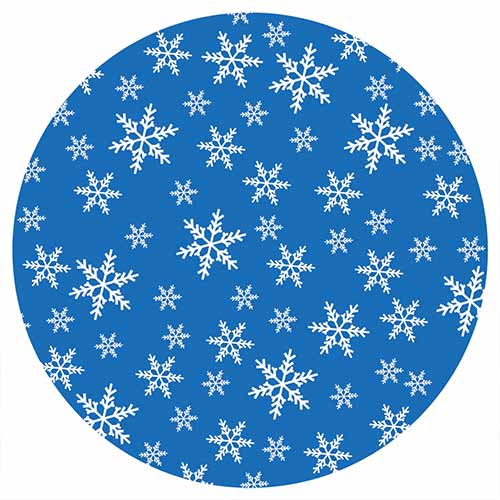 Snowflake Christmas Paper Cupcake Cases - Pack of 75 Product Gallery Image
