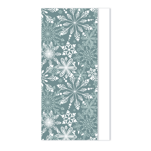 Snowflake Silver Christmas Tissue Gift Paper - Pack of 8 Product Image