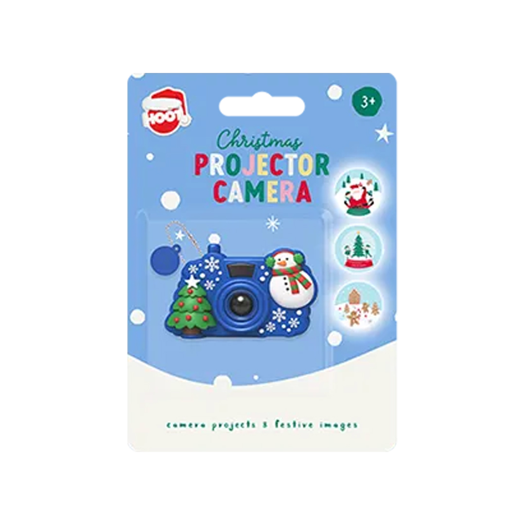 Snowman Christmas Blue Mini Projector Camera 6.5cm