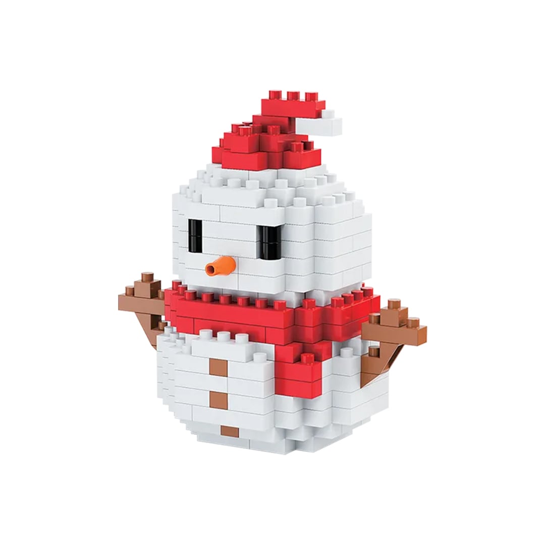 Snowman Christmas Building Blocks Kit
