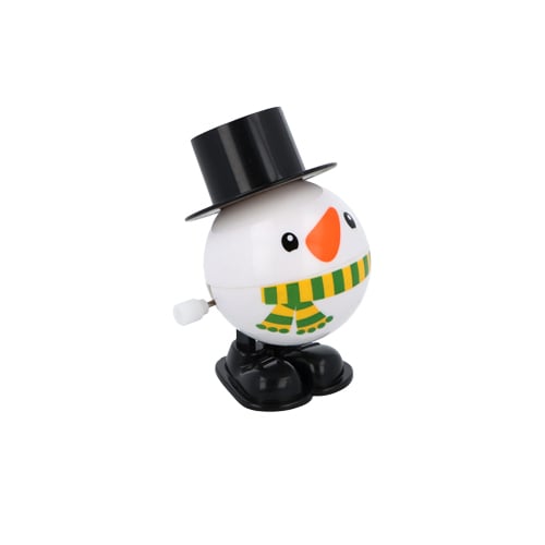 Snowman Christmas Clockwork Wind Up Toy 6.5cm