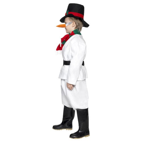 Snowman Christmas Fancy Dress Costume Kids Unisex Small - Age 4-6 Product Gallery Image