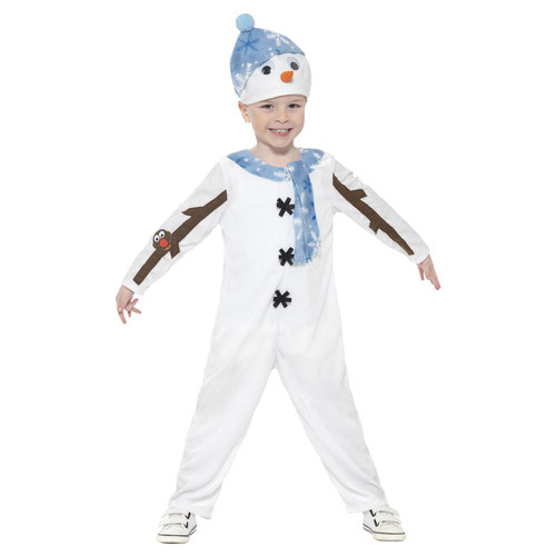 Snowman Christmas Fancy Dress Costume Toddler Unisex Age 3-4 Product Gallery Image