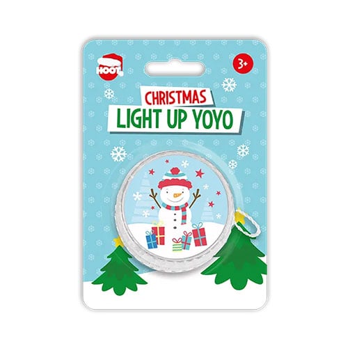 Snowman Christmas Light Up Yo-Yo Toy 5.5cm