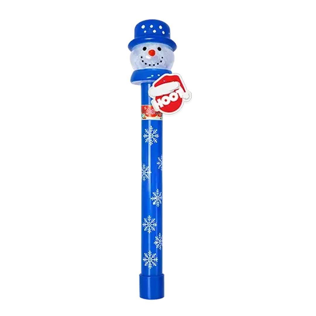 Snowman Light Up Blue Christmas Shaking Wand 28cm