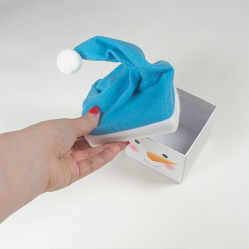 Snowman Plush Christmas Stackable Gift Boxes - Pack of 3 Product Gallery Image