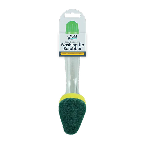 Soap Dispensing Washing Up Scrubber Product Gallery Image