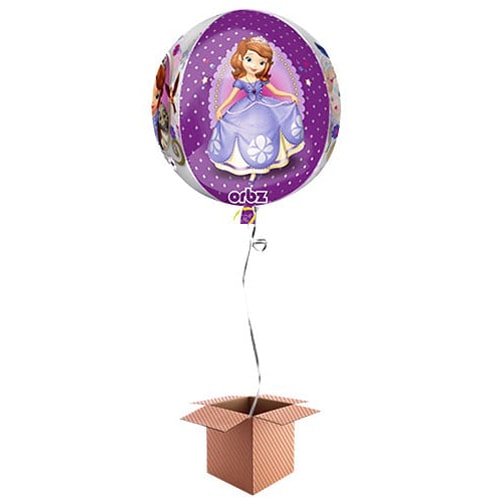 Sofia The First Orbz Foil Balloon - Inflated Balloon in a Box Product Gallery Image