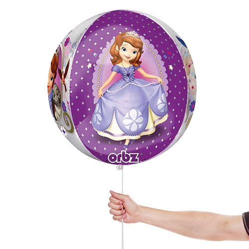 Sofia The First Orbz Foil Helium Balloon 38cm / 15 in Product Gallery Image