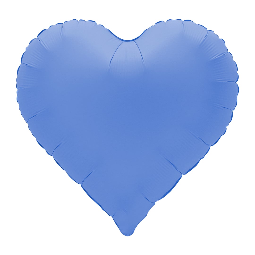 Soft Matte Lotus Blue Sweetie Heart Shaped Foil Balloon 46cm / 18 in