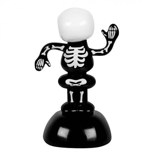 Solar Dancing Skeleton Halloween Plastic Animated Prop Decoration 10cm Product Gallery Image
